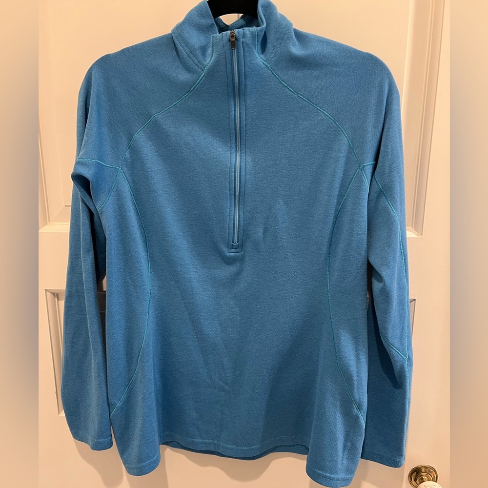Patagonia Capilene base layer.  Sz M.  Bright blue. Great pre owned condition